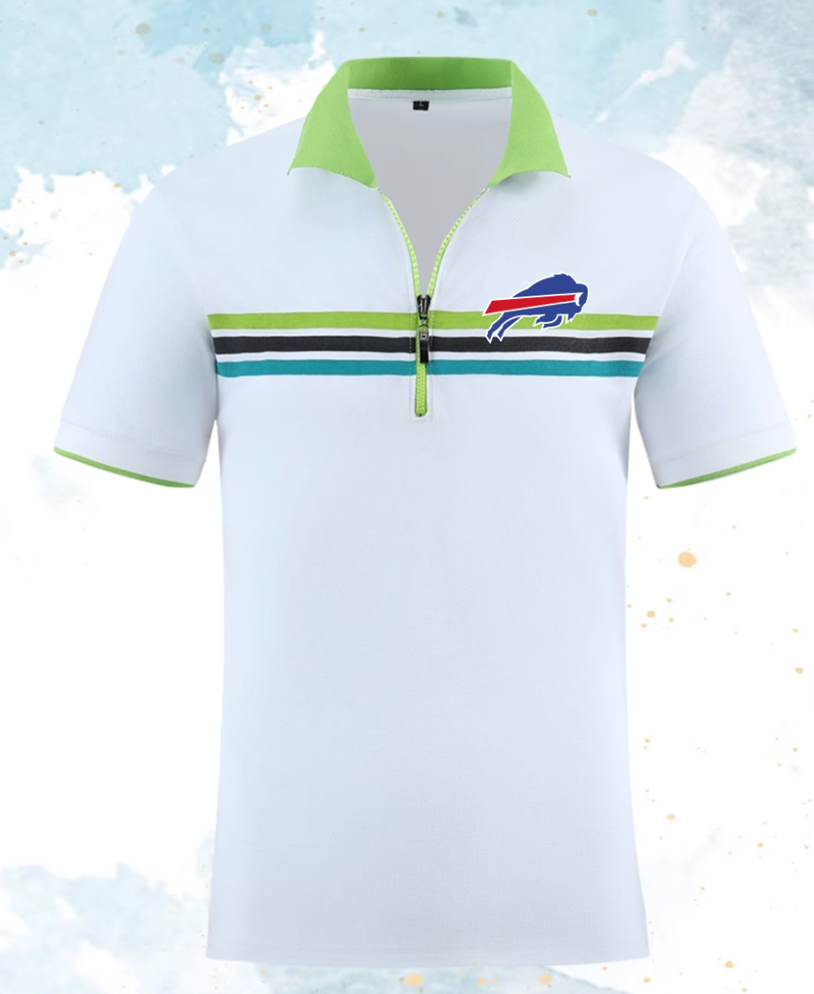 Buffalo Bills white Men 2025 NFL polo T shirt